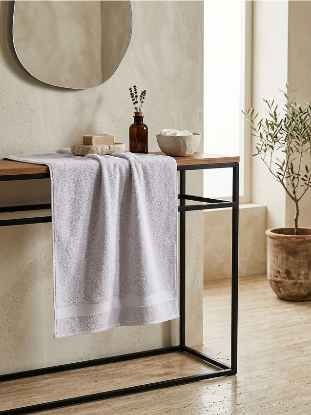 Sinsay - Prosop din bumbac - gri deschis