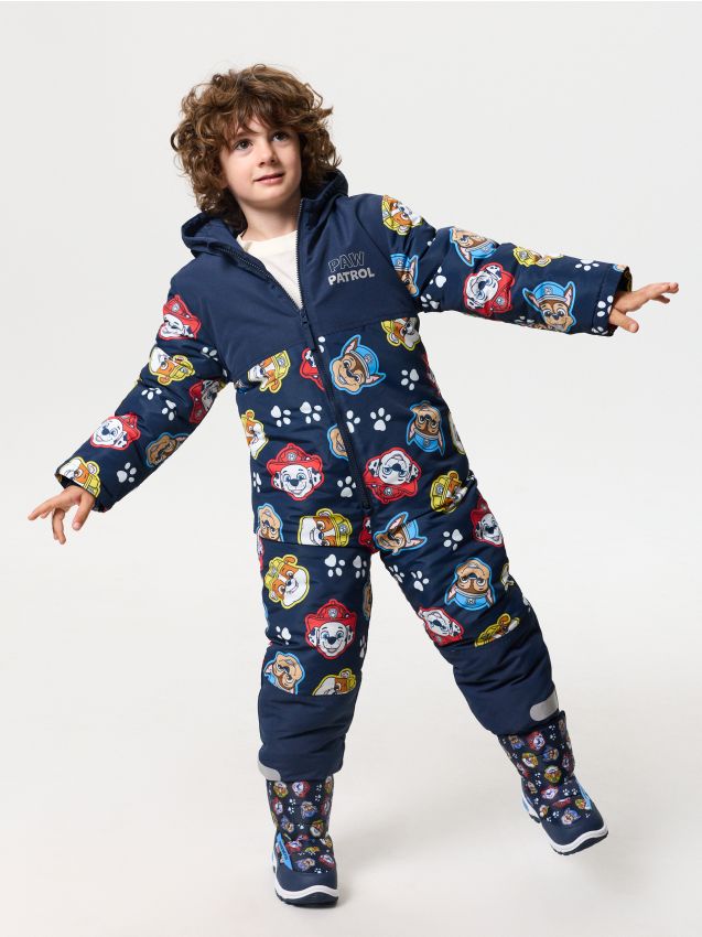 Sinsay - Salopetă cu glugă PAW Patrol - bleumarin