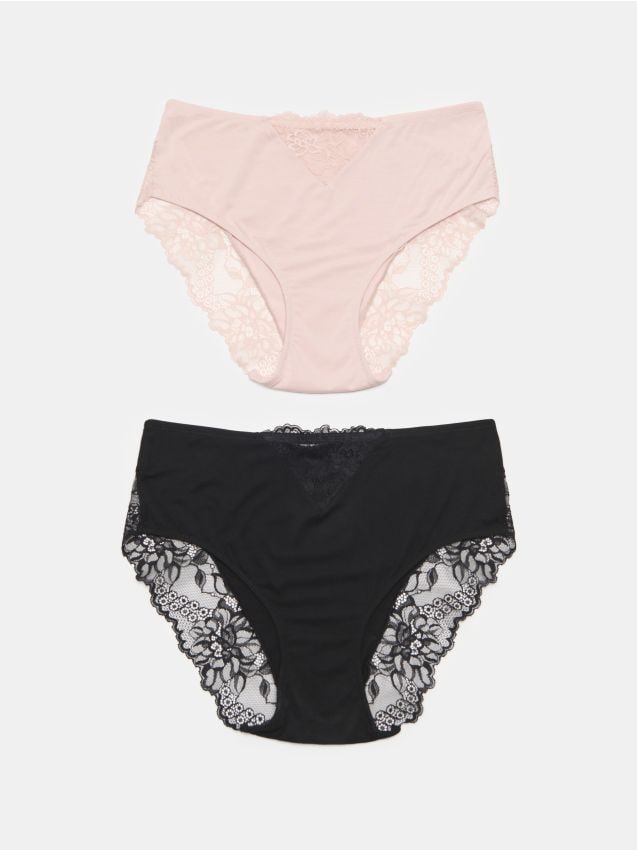 Sinsay - Chiloți cu viscoză 2 pack - multicolor