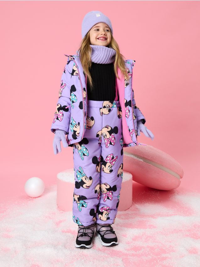 Sinsay - Pantaloni de schi Minnie Mouse - lavand