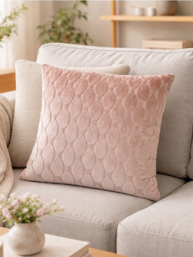 Sinsay - Pernă decorativă - roz-pudră