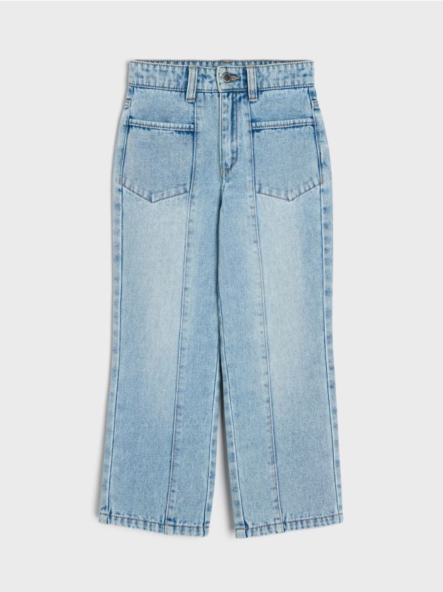 Sinsay - Blugi drepți - albastru