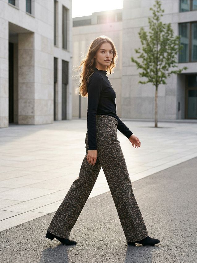 Sinsay - Blugi drepți - multicolor