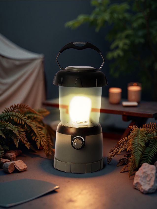 Sinsay - Lanternă de camping - gri deschis