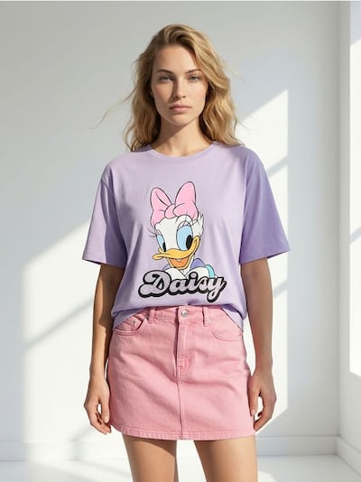 Puuvillane t-särk pildiga Daisy