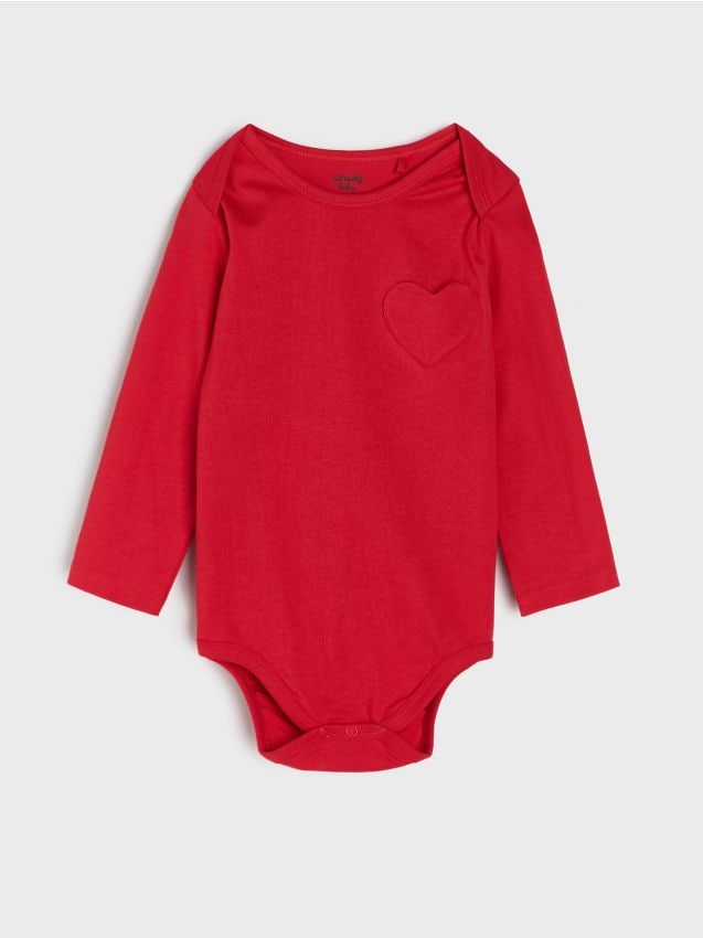 Sinsay - Bavlnené body - červená