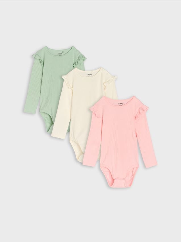 Sinsay - Body reiat 3 pack - crem