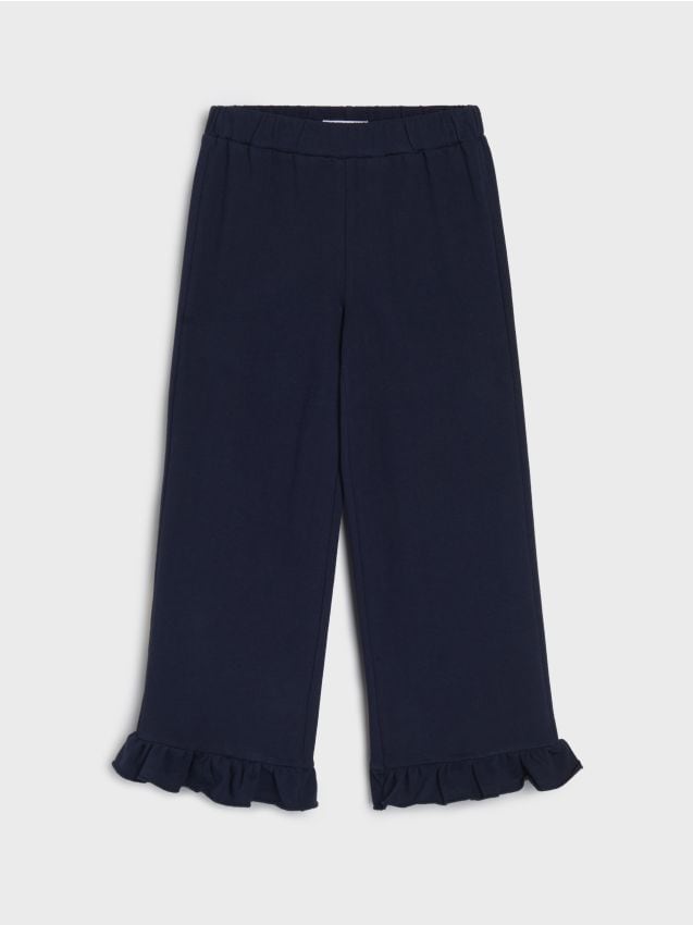 Sinsay - Pantaloni largi - bleumarin
