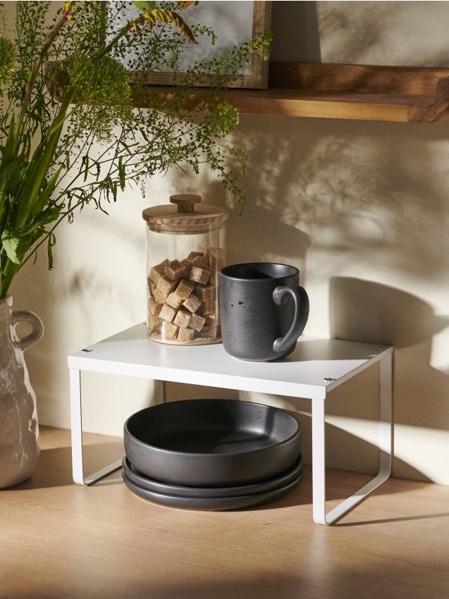 Sinsay - Raft pentru dulap de bucătărie - alb