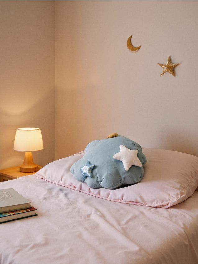 Sinsay - Perna cu elemente 3D în formă de scoică - light blue