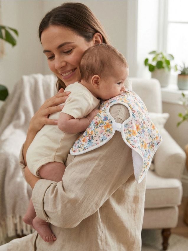 Sinsay - Eșarfă pentru alăptare cu motiv floral - multicolor
