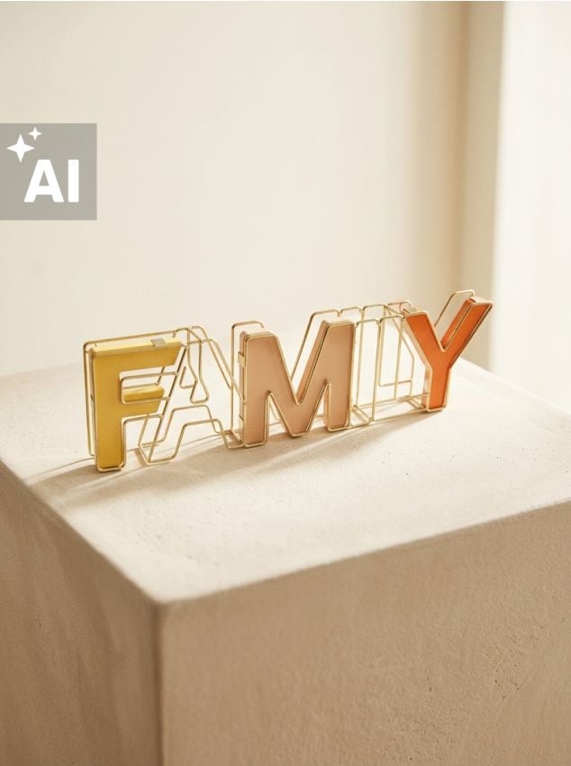 Sinsay - Decorațiune pentru perete FAMILY - multicolor
