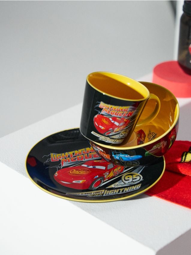 Sinsay - Farfurie ceramică Cars - multicolor