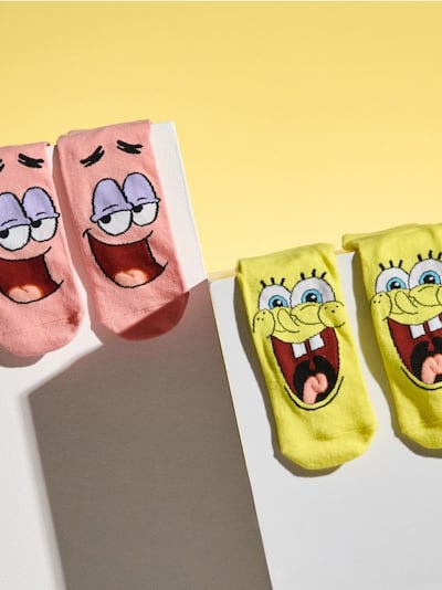 Nogavice do kolen SpongeBob 2 pack