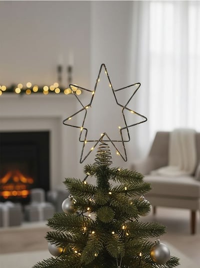 Vianočná dekorácia v tvare hviezdy