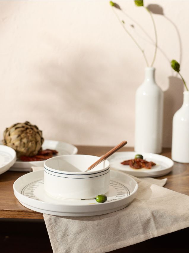 Sinsay - Bol ceramic cu inscripție - multicolor
