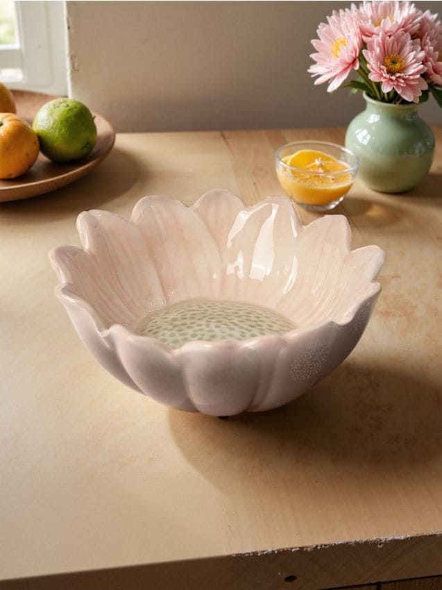 Sinsay - Bol decorativ - roz-pastel