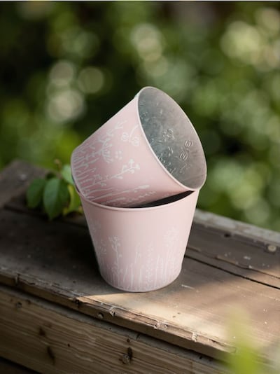 Метални саксии комплект 2 броя