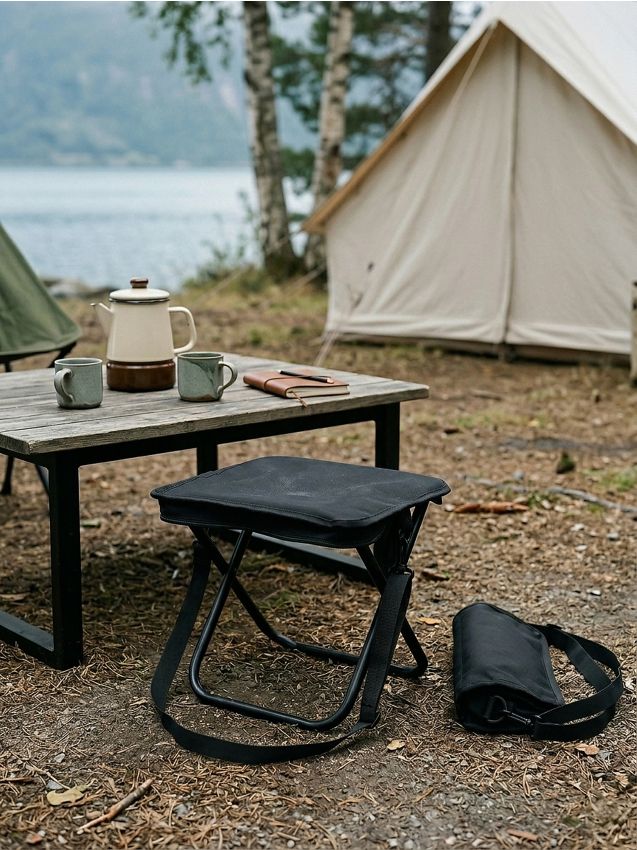 Sinsay - Scaun pliabil pentru vacanțe - negru