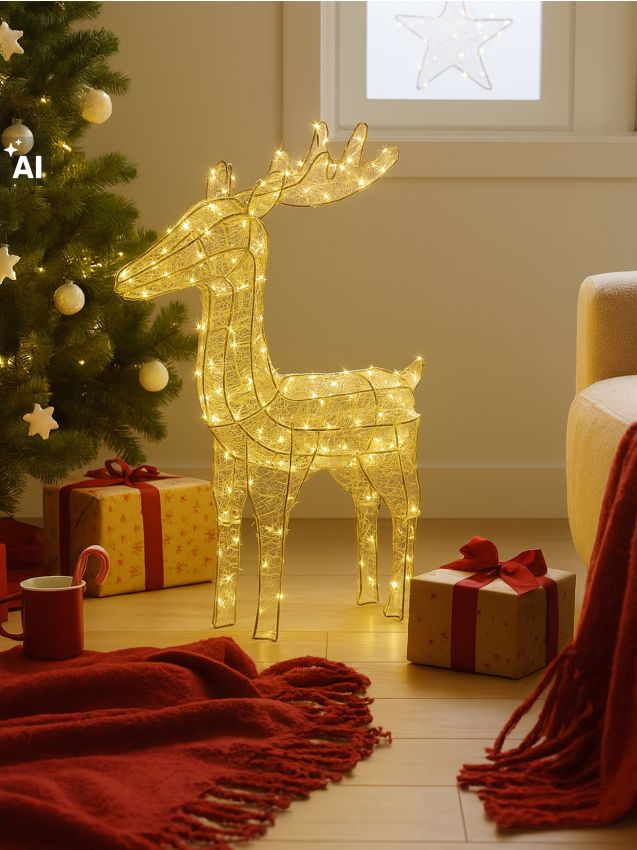 Sinsay - Decorațiune de Crăciun iluminată - argintiu