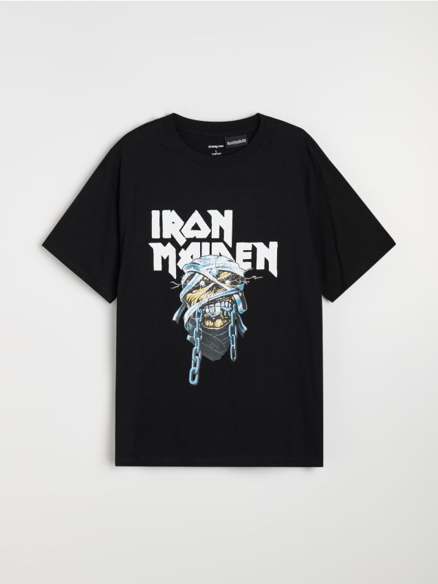 Sinsay - Pamučna majica kratkih rukava Iron Maiden