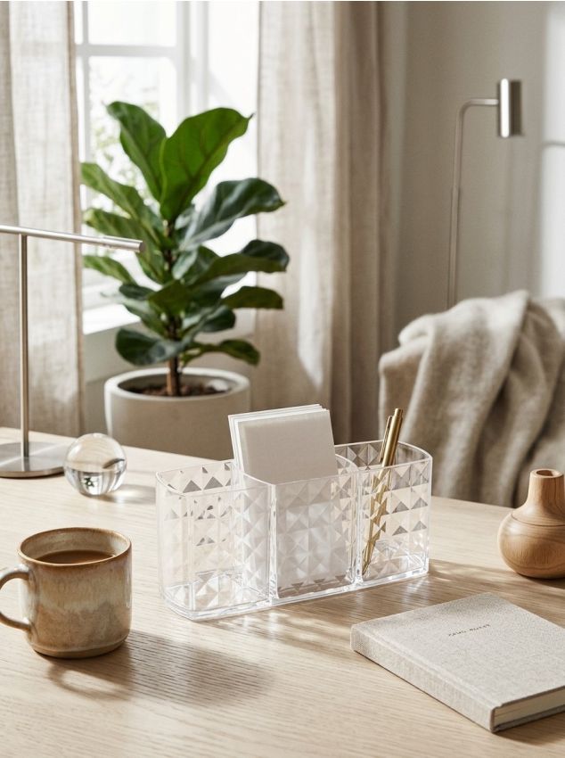 Sinsay - Recipient de depozitare cu compartimente - clear