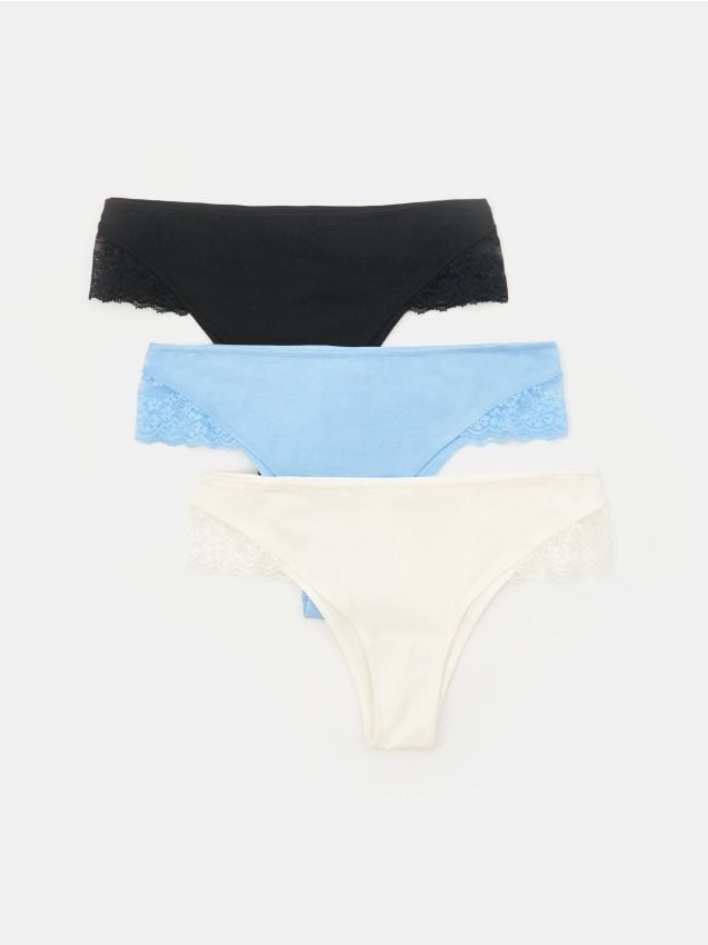 Brasilslip, 3er-Pack - SINSAY