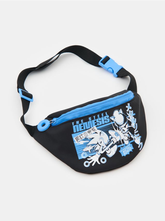 Sinsay - Borsetă verticală Sonic the Hedgehog - negru