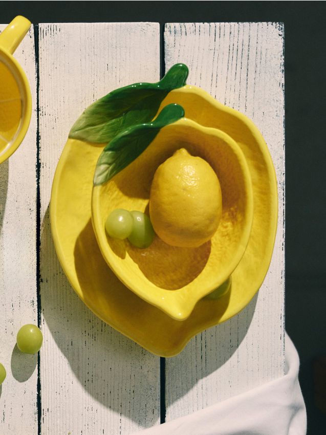 Sinsay - Bol în formă de lămâie - galben