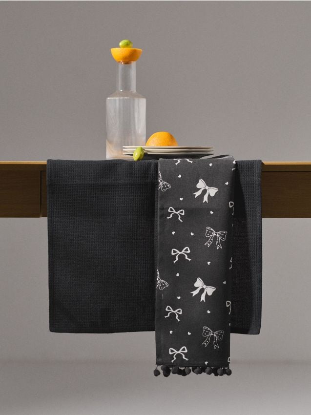 Sinsay - Prosoape de bucătărie, 2 bucăți - negru