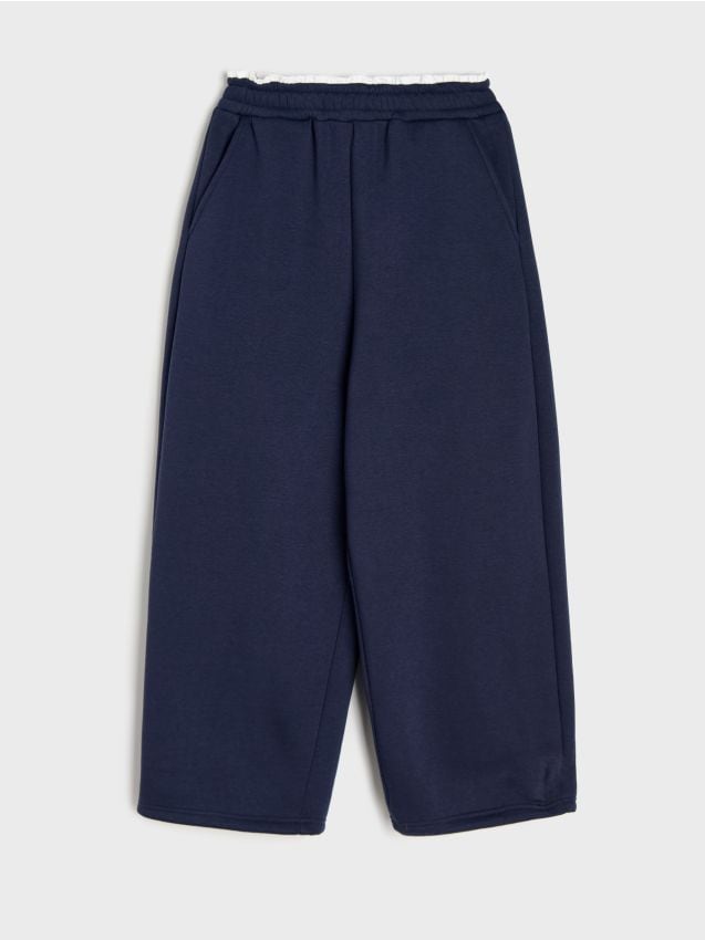 Sinsay - Pantaloni de trening balloon - bleumarin