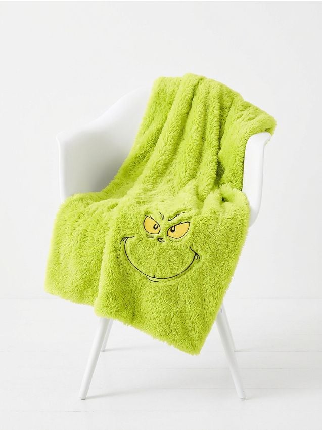 Sinsay - Pătură Grinch - verde