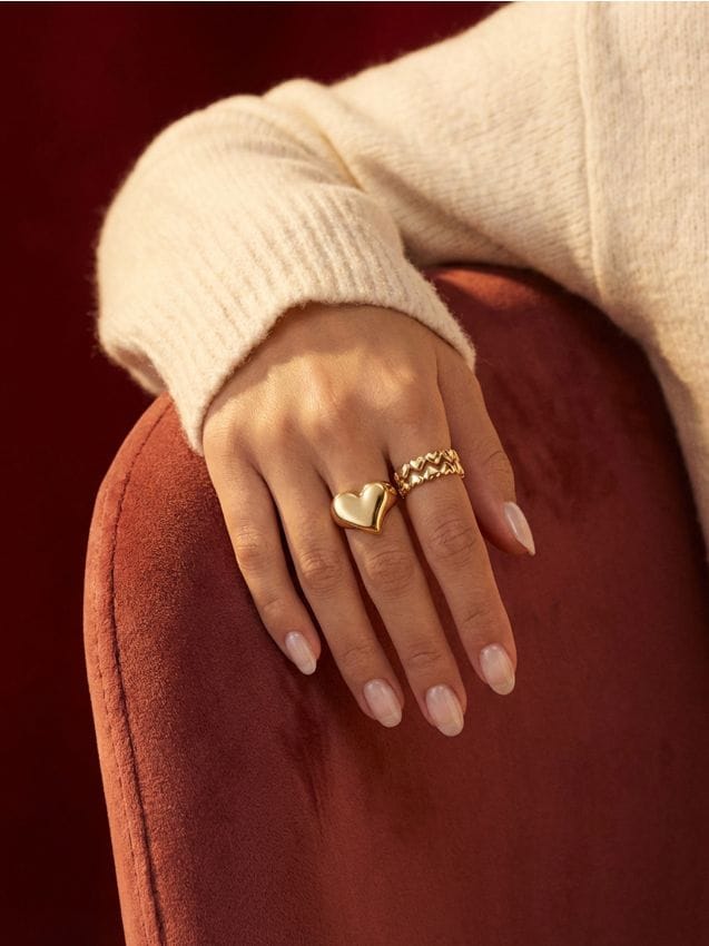 Sinsay - Set de 2 inele - auriu