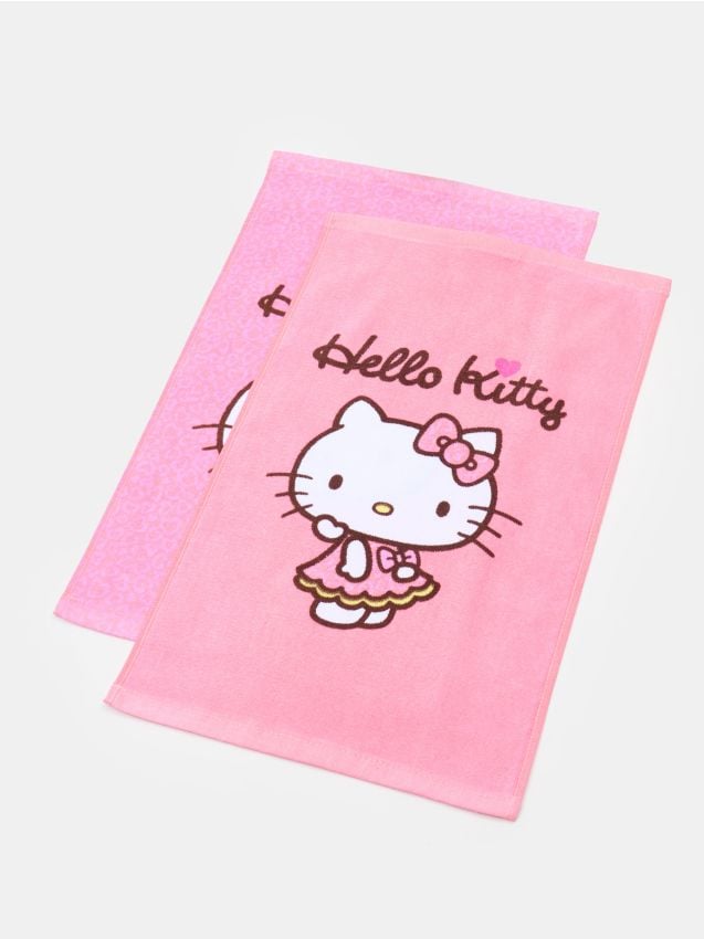 Pamučni peškiri 2 kom Hello Kitty - SINSAY