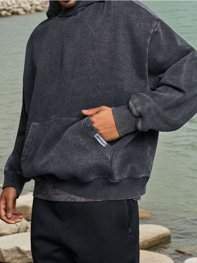 Кофта з ефектом прання