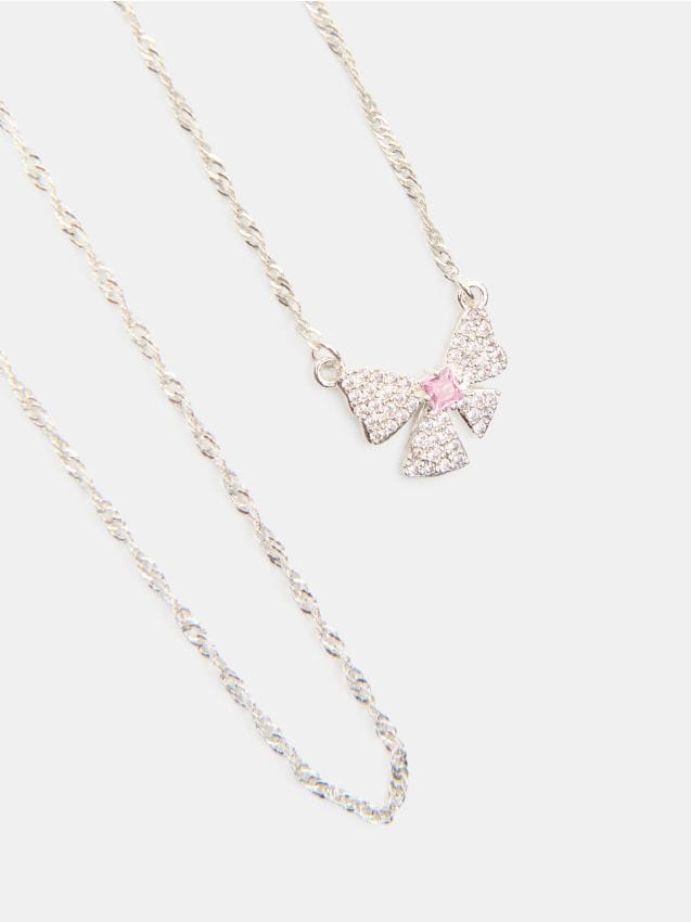 Sinsay - Set de 2 coliere - argintiu