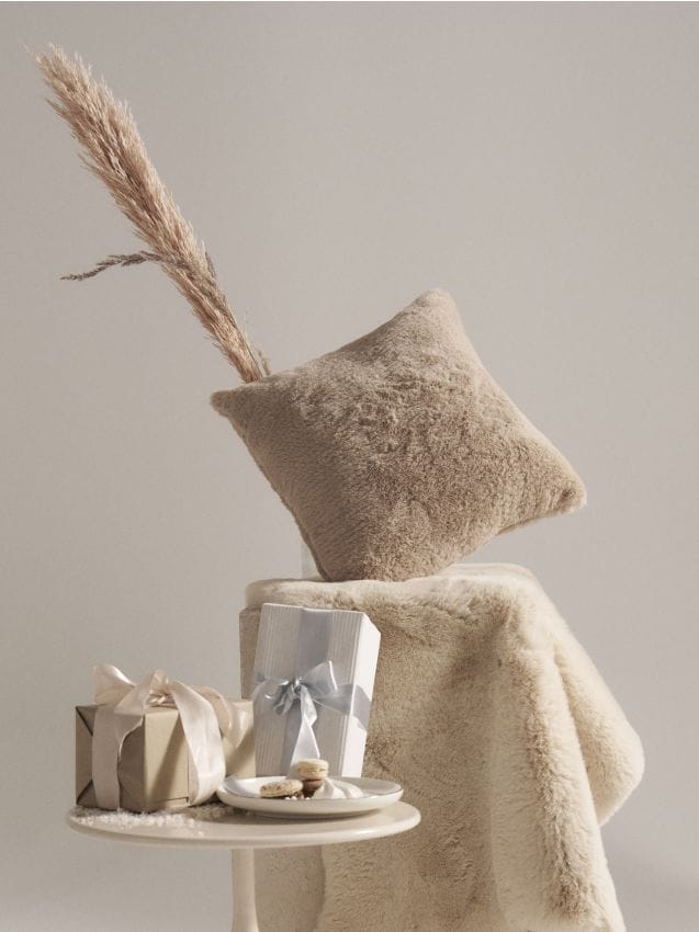 Sinsay - Obliečka na vankúš - béžová