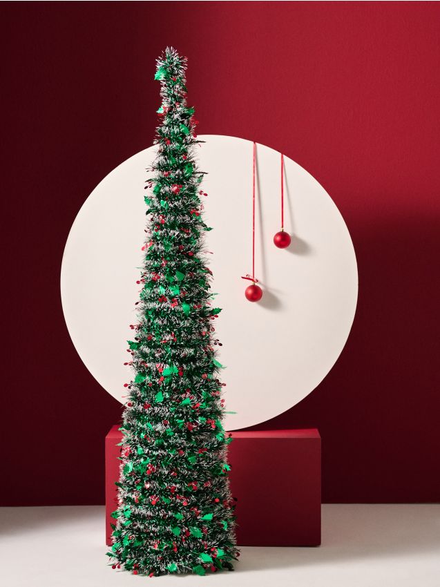 Sinsay - Vianočná dekorácia v tvare stromčeka - tmavozelená