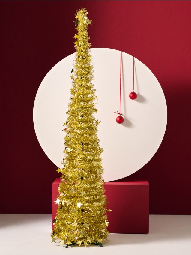 Sinsay - Vianočná dekorácia v tvare stromčeka - zlatá