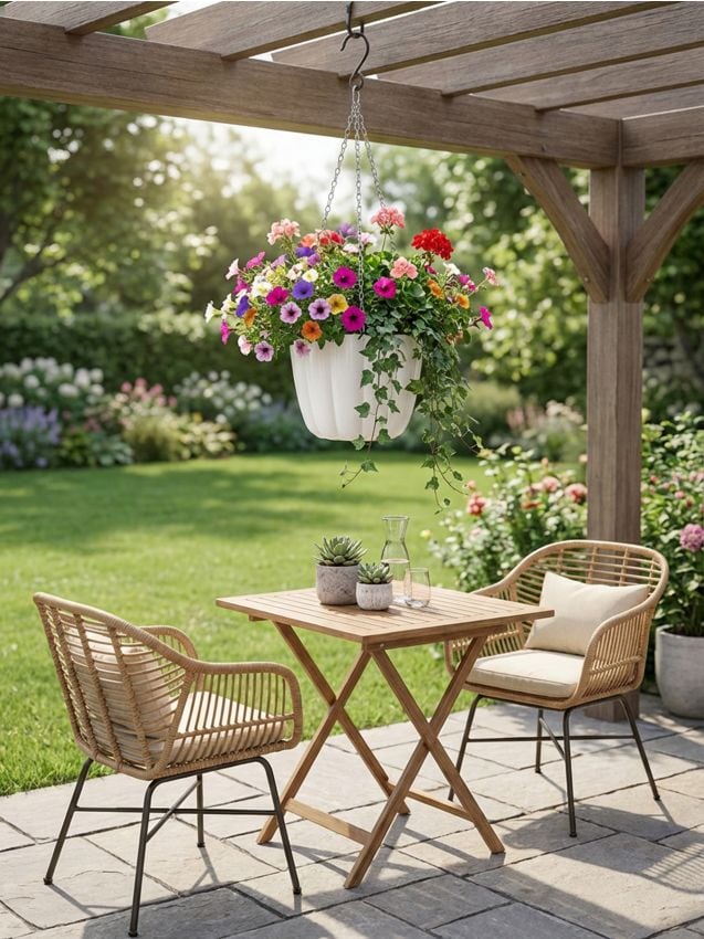 Sinsay - Ghiveci suspendat pentru grădină - alb