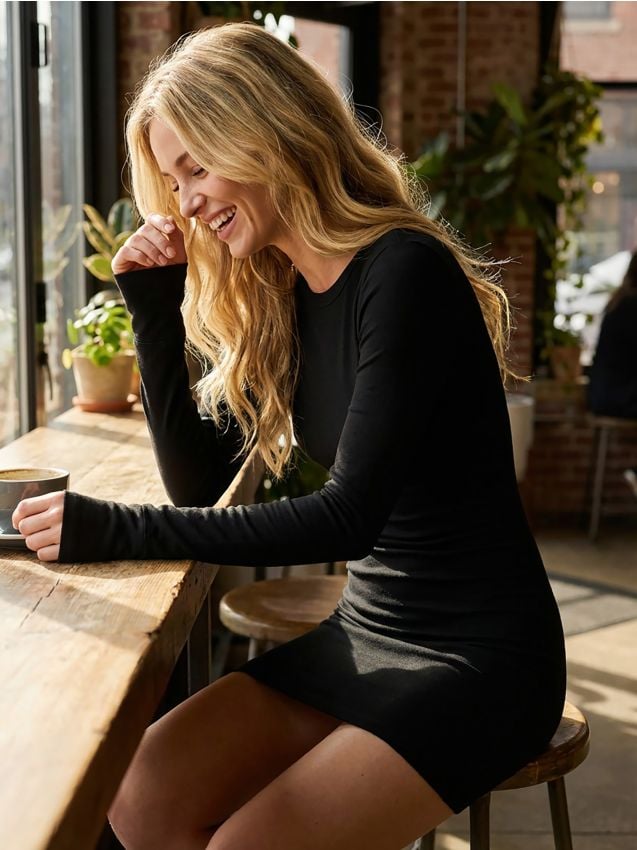 Sinsay - Rochie mini - negru