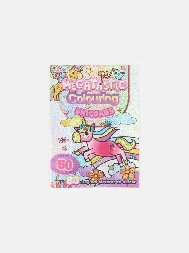 Sinsay - Omaľovanka s nálepkami - ružová