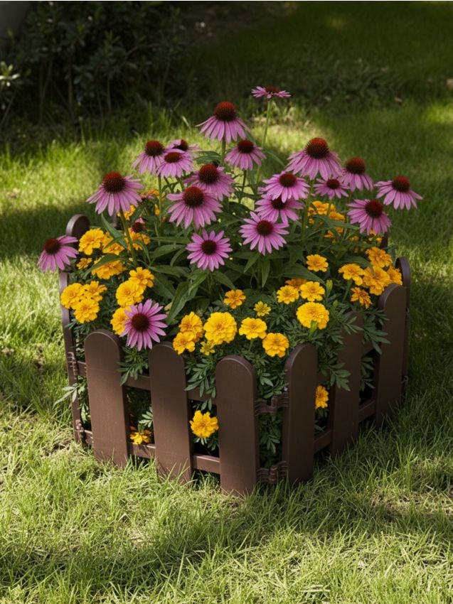 Sinsay - Garduri de grădină 4 pack - bordo