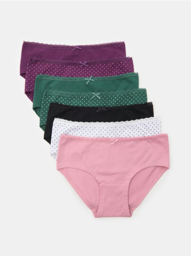 Sinsay - Kokvilnas hipster biksītes 7-pack