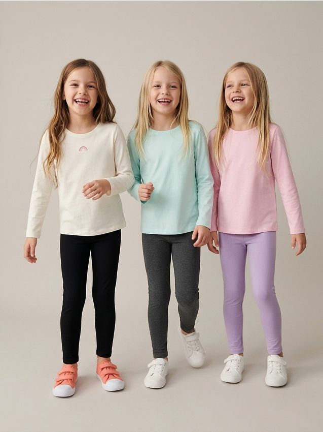Sinsay - Colanți din bumbac, set de 5 bucăți - multicolor