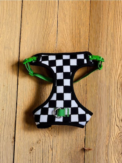 Povodac za pse i mačke sa kariranim dezenom