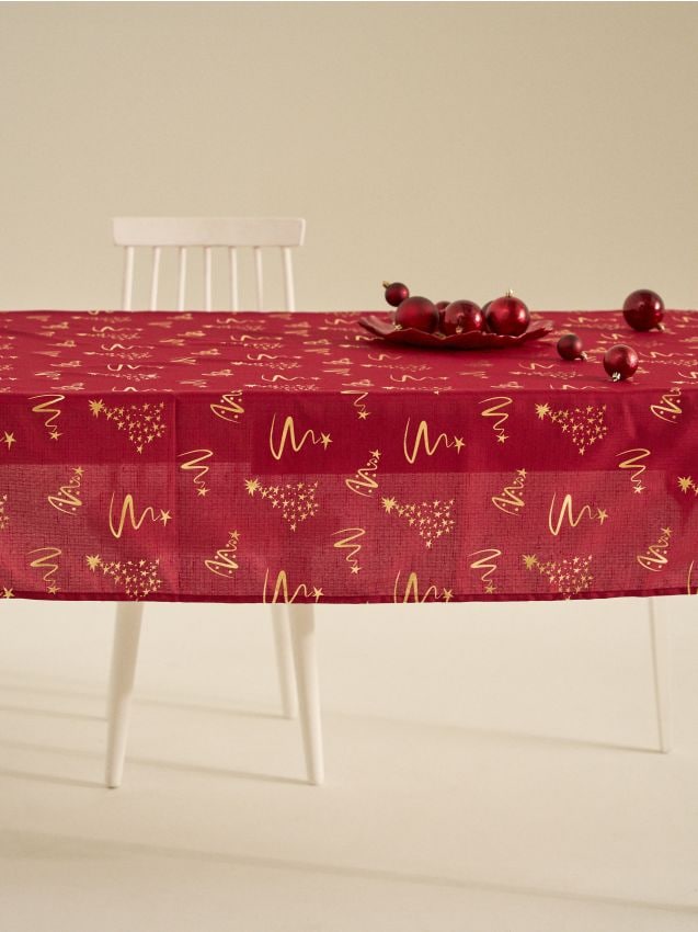 Sinsay - Vianočný obrus - červená