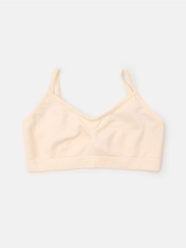 Sinsay - Podprsenkový top - krémová