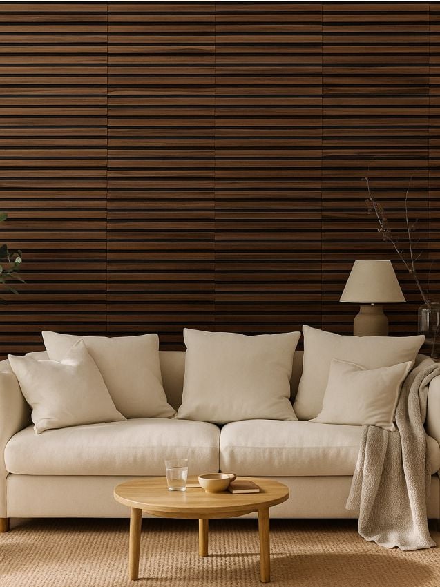 Sinsay - Nástenné lamely, balenie 2 ks - béžová