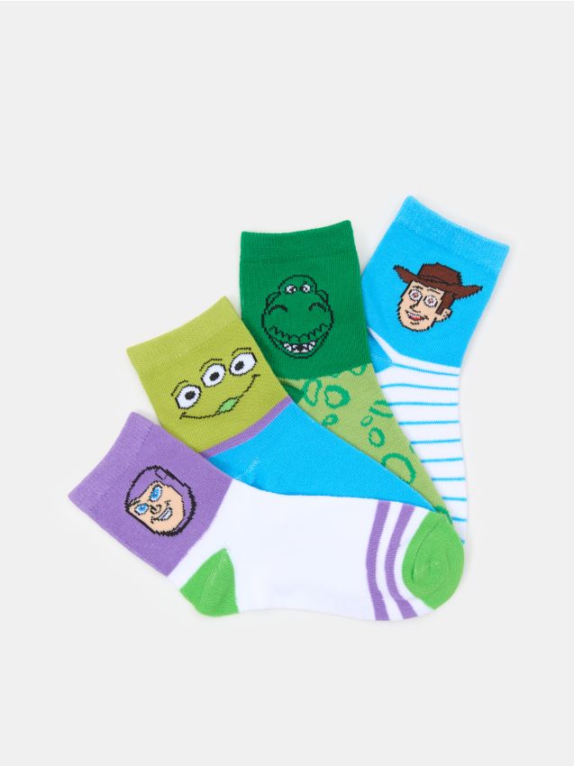 Sinsay - Set de 4 perechi de șosete Toy Story - multicolor